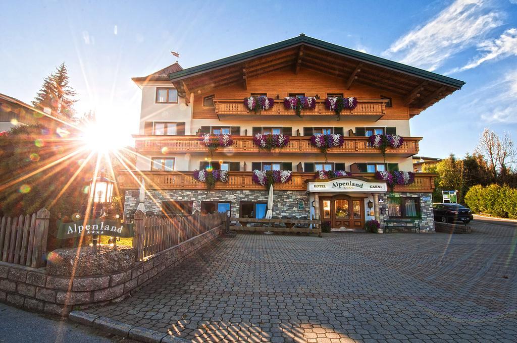 Hotel Garni Alpenland アルテンマルクト・イム・ポンガウ エクステリア 写真